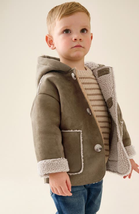 Kids' Faux Shearling Coat