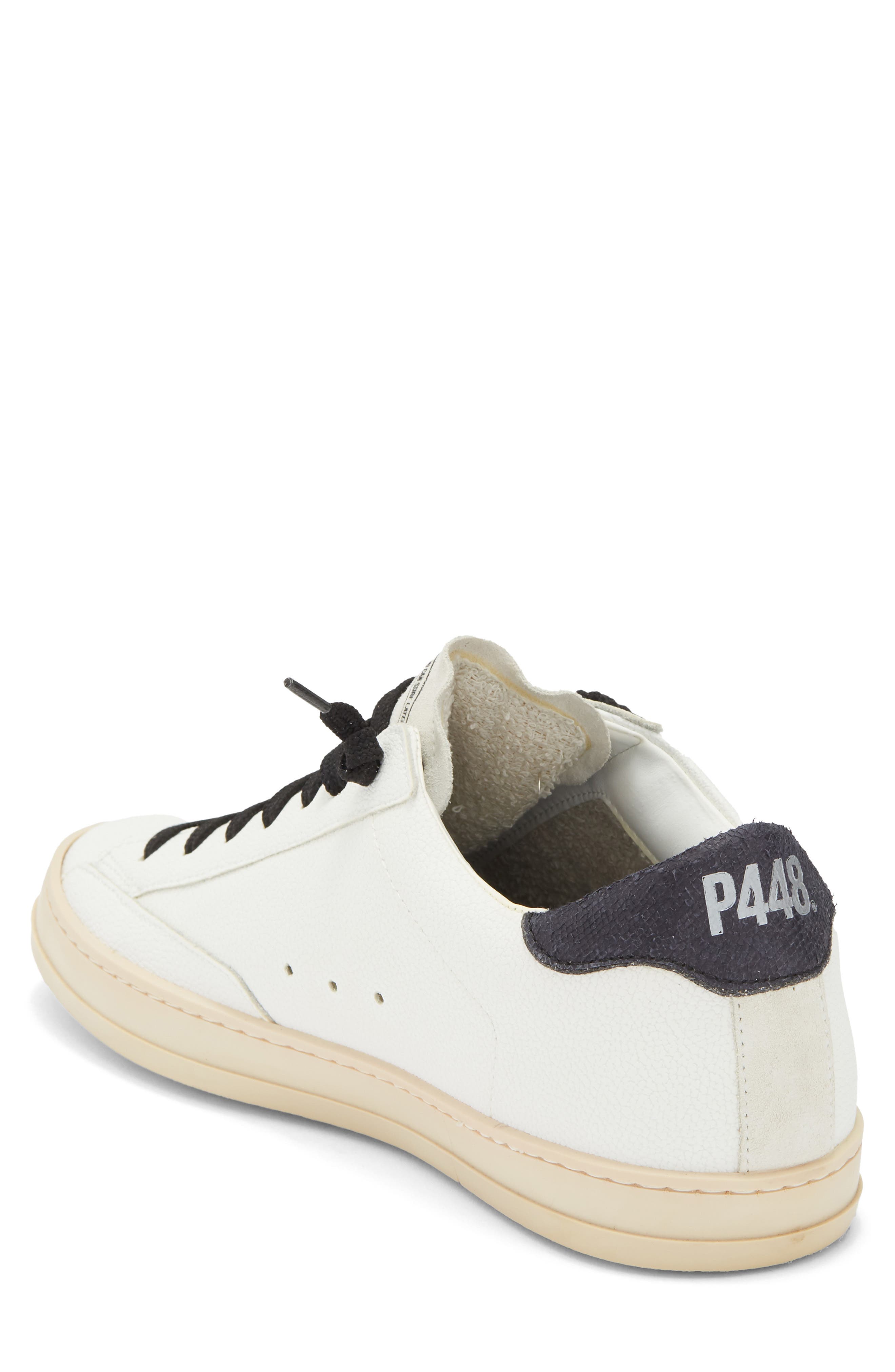 John Sneaker, Alternate, color, WHITE-BLACK
