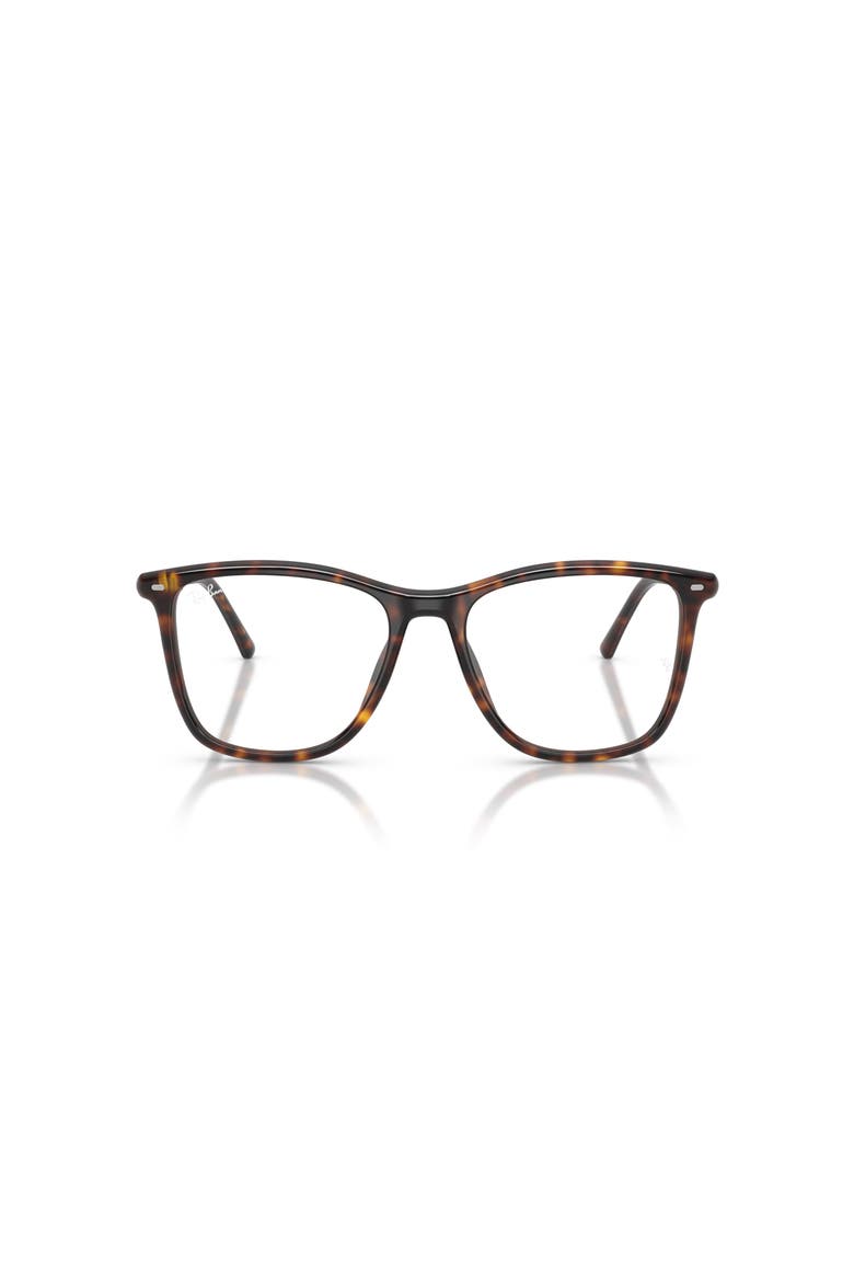 54mm Square optical glasses, Alternate, color, Tortoise