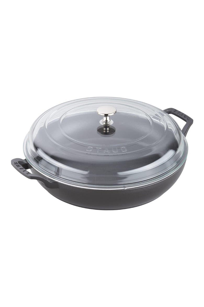 3.5 Quart Enameled Cast Iron Braiser with Glass Lid video