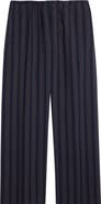 Maison Margiela Stripe Cotton Wide Leg Pajama Trousers