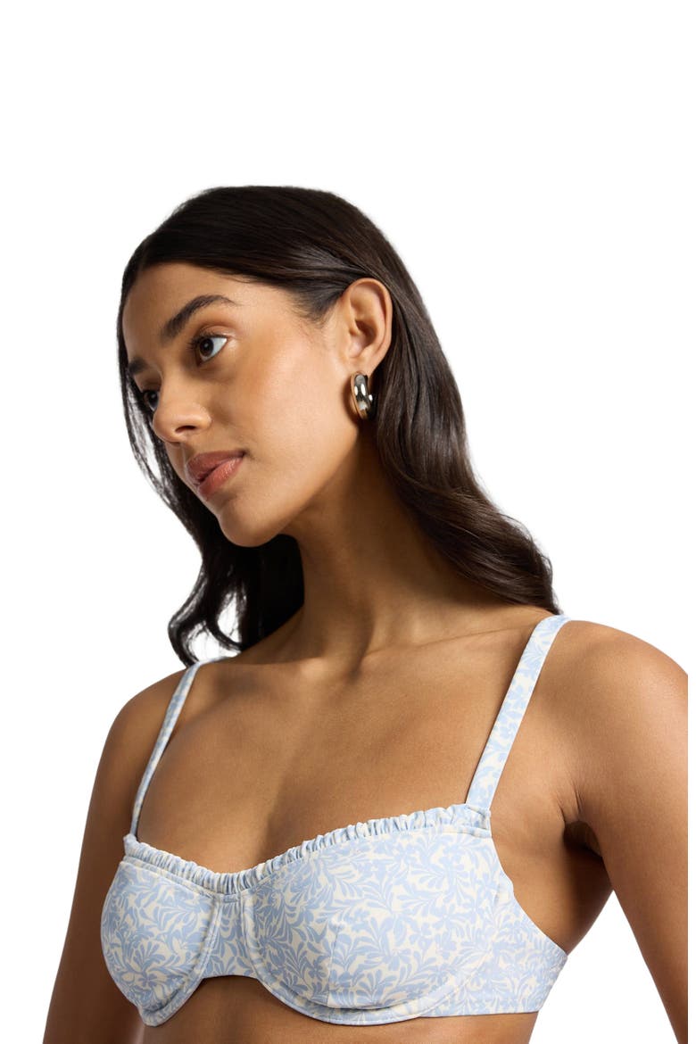 Marilyn Underwire Bikini Top, Alternate, color, Sky/Egret