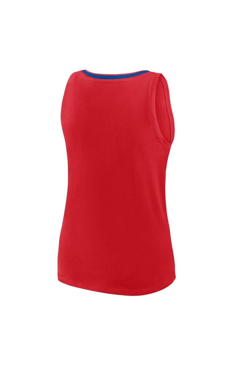 PROFILE Women's  Red Philadelphia Phillies Plus Sized Stellar Win V-Neck Tank Top, Alternate, color, 