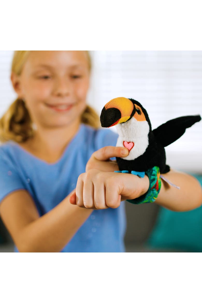 Toucan and Flamingo Interactive Plush Toy, Alternate, color, Multicolored