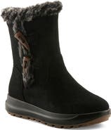 Flexus by Spring Step Galoshe Water Resistant Faux Fur Bootie