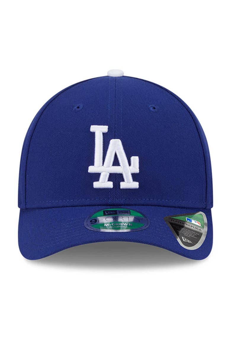 Men's New Era  Royal Los Angeles Dodgers Player Replica 9FORTY Adjustable Hat, Alternate, color, Royal