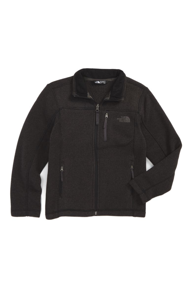 Gordon Lyons Sweater Fleece Zip Jacket, Main, color, TNF BLACK HEATHER