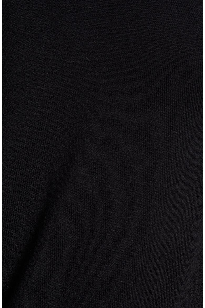 Open Front Cardigan, Alternate, color, BLACK