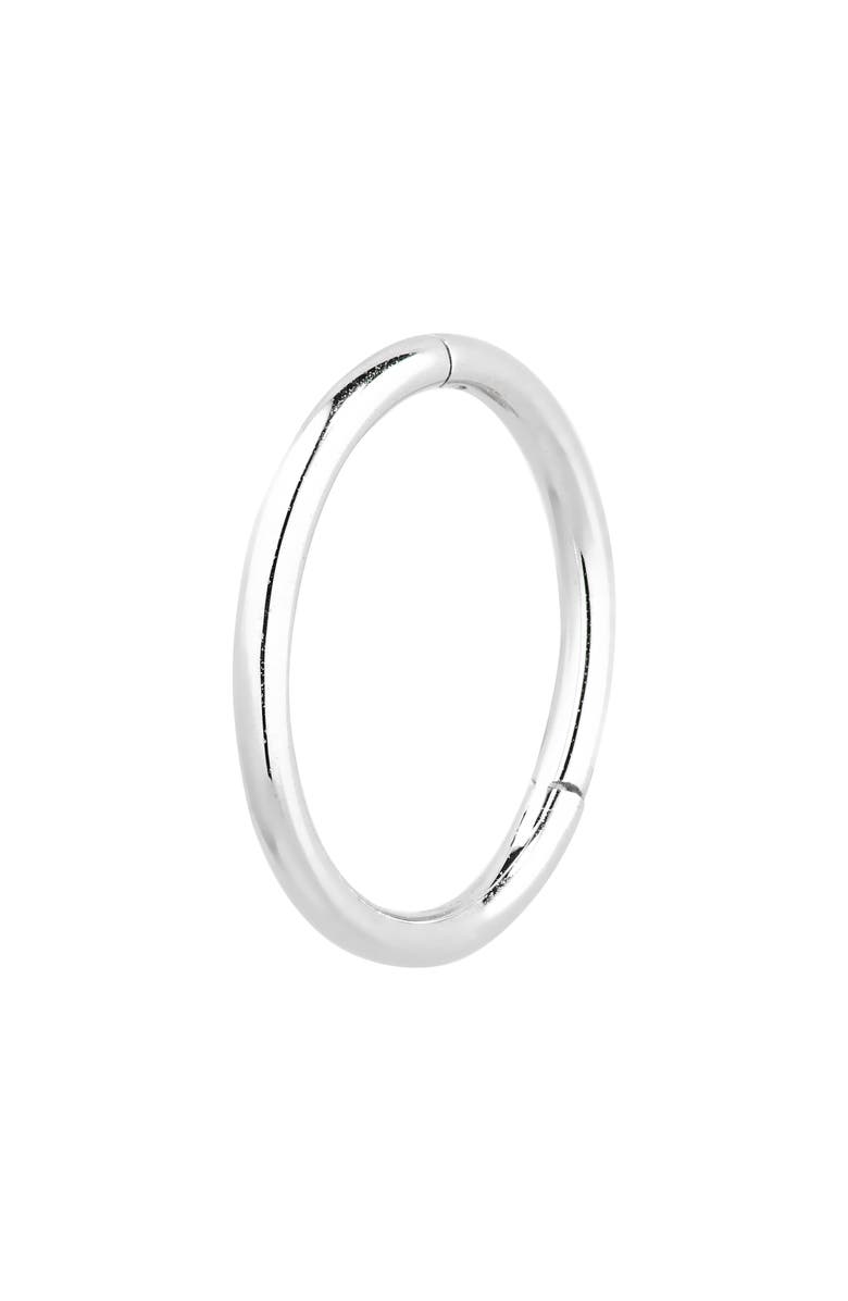 MARIA TASH 14K Gold Plain Clicker, Alternate, color, White Gold