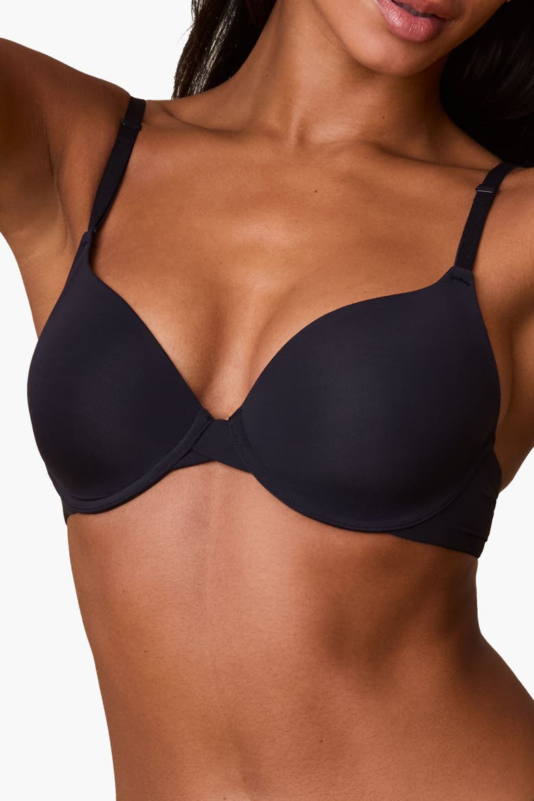 Base T-Shirt Bra, Main, color, Black