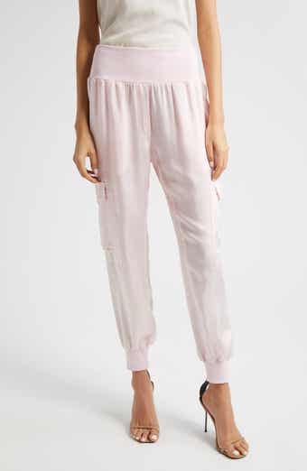 Cinq à Sept Giles Cupro Crop Cargo Joggers