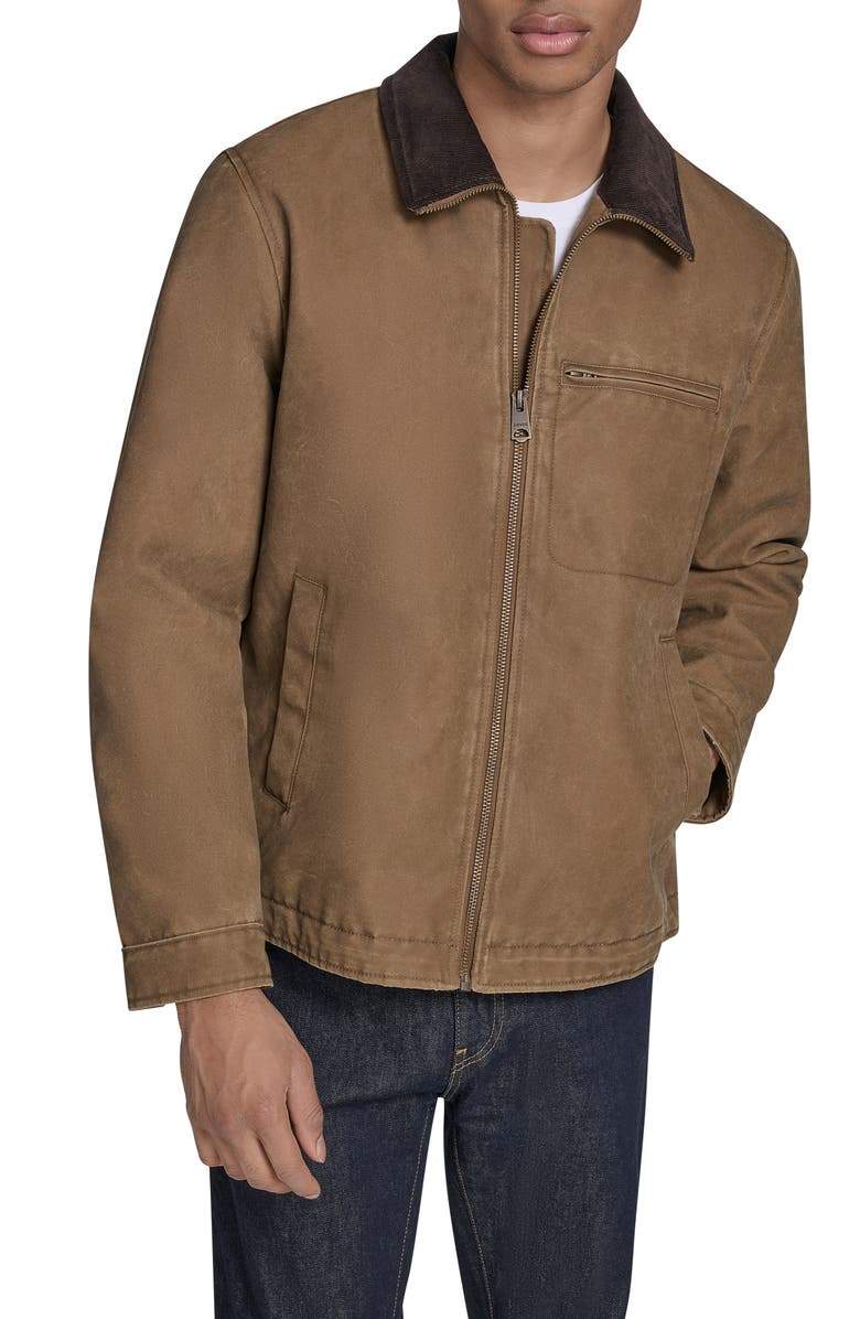 Levi's Zip Front Barn Jacket, Alternate, color, Worker Brown