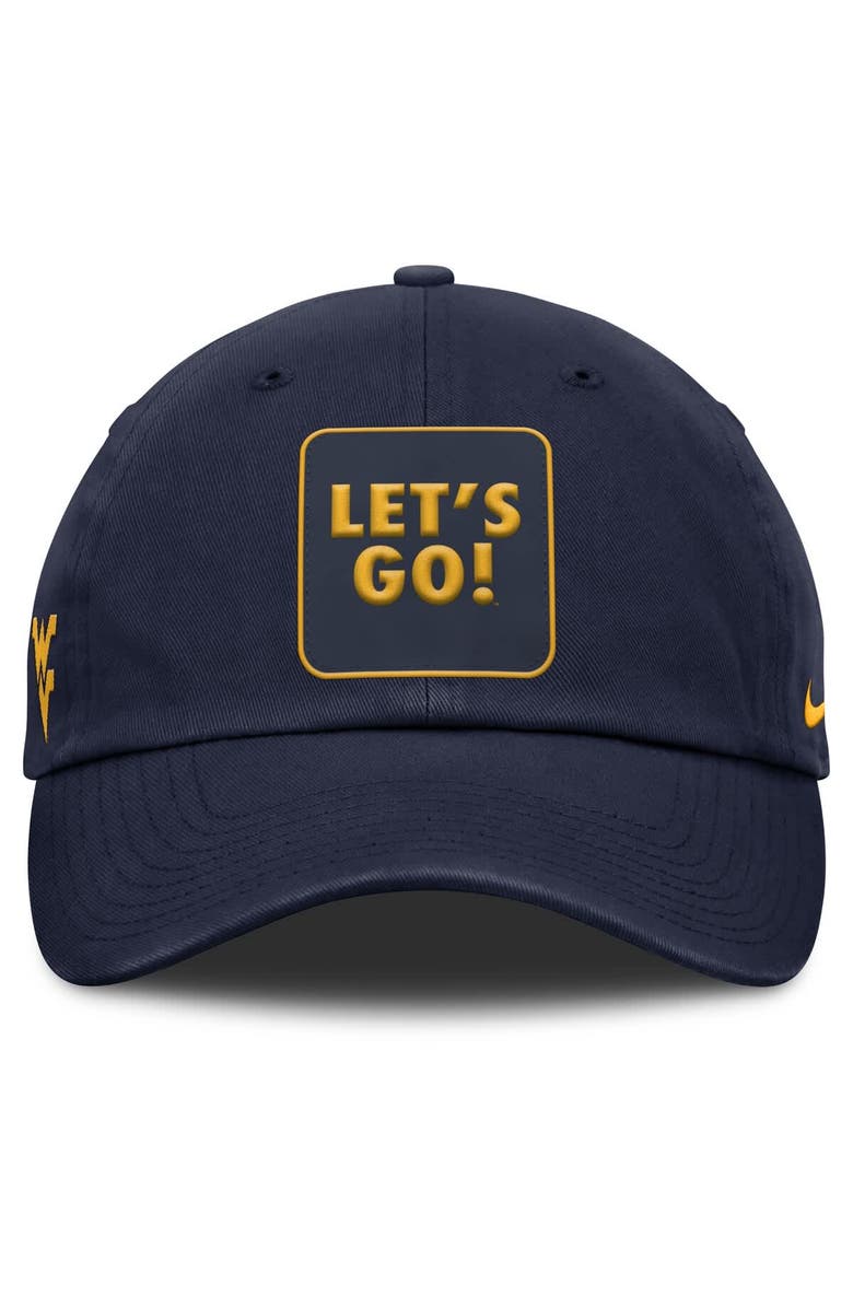 Nike Men's Nike Navy West Virginia Mountaineers Local Club Adjustable Hat, Alternate, color, Navy