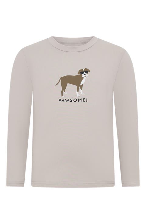 Kids' Pawsome Long Sleeve Graphic T-Shirt (Toddler & Little Kid)