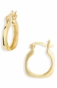 Argento Vivo Sterling Silver Hoop Earrings