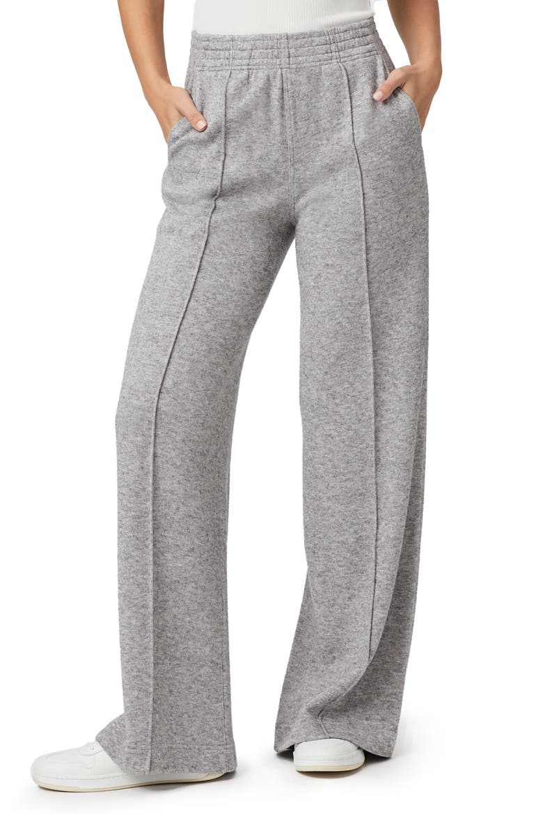 Harper Elastic Waist Pants, Main, color, HEATHER GREY