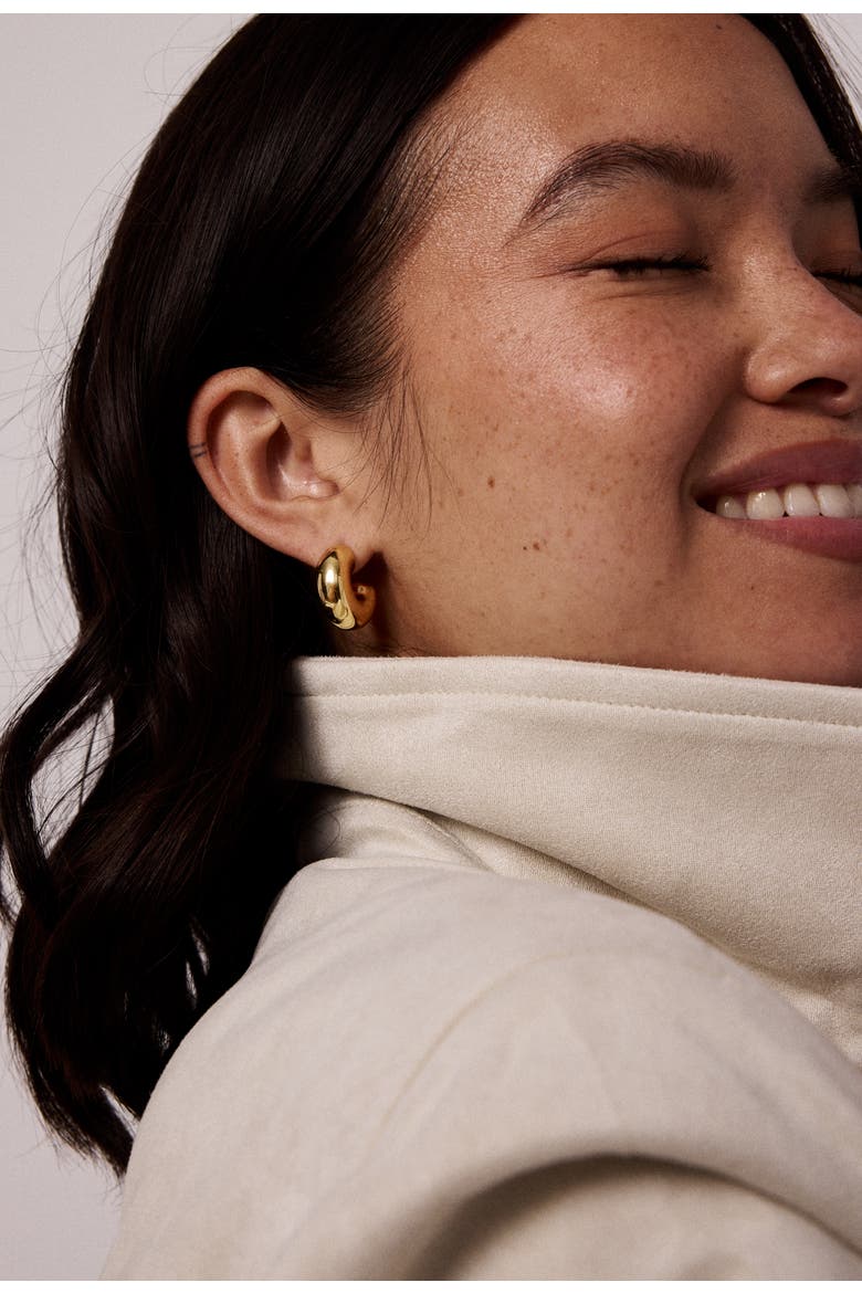 Cloud Hoops, Alternate, color, Gold