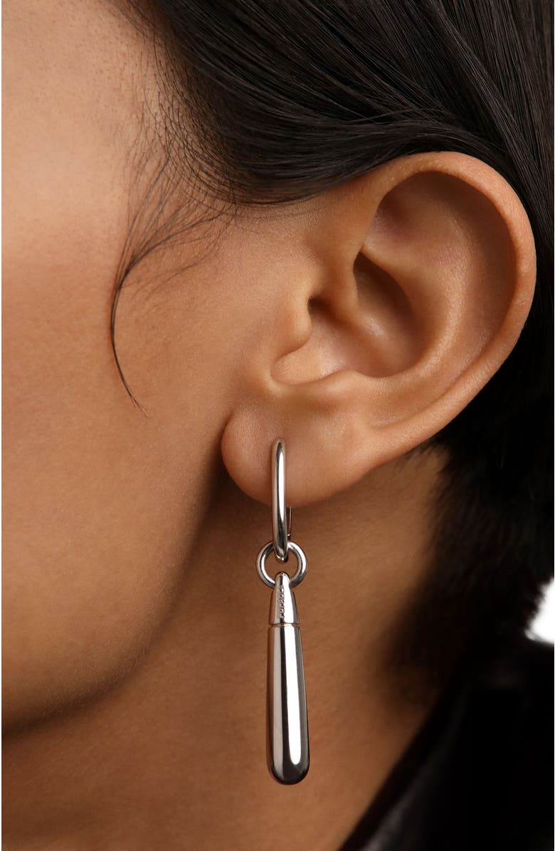 PDPAOLA Large Jupiter Single Hoop, Alternate, color, Silver