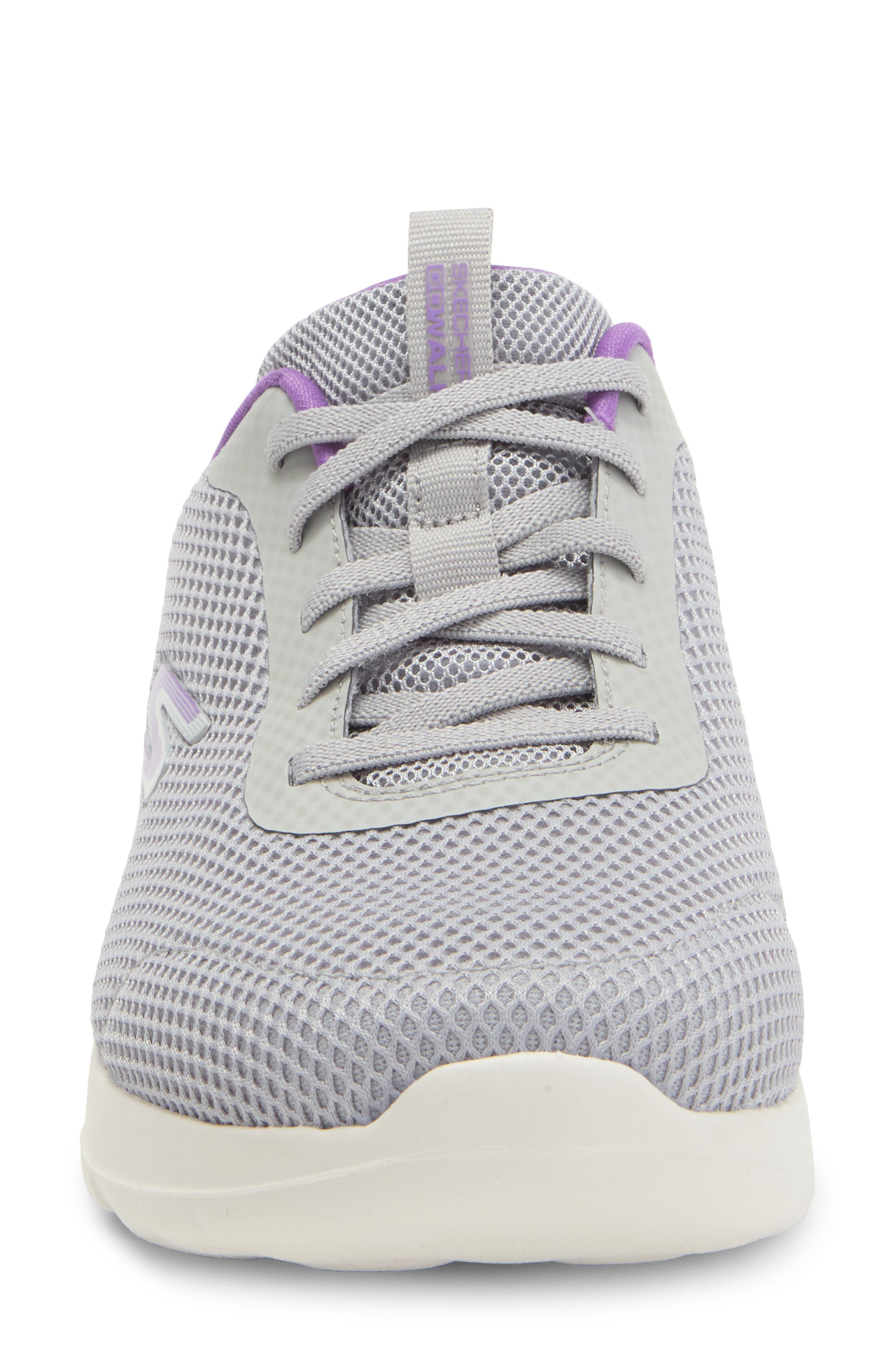 SKECHERS Go Walk Joy Light Motion Sneaker, Alternate, color, Gray/ Lavender