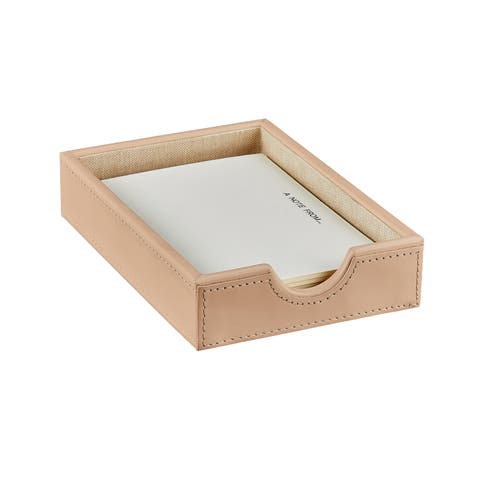 Classic Leather Memo Tray