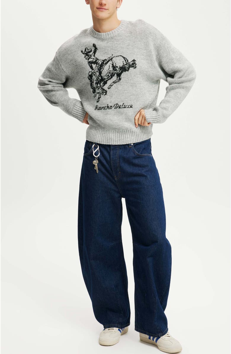 Cotton On Western Crew Knit, Alternate, color, 