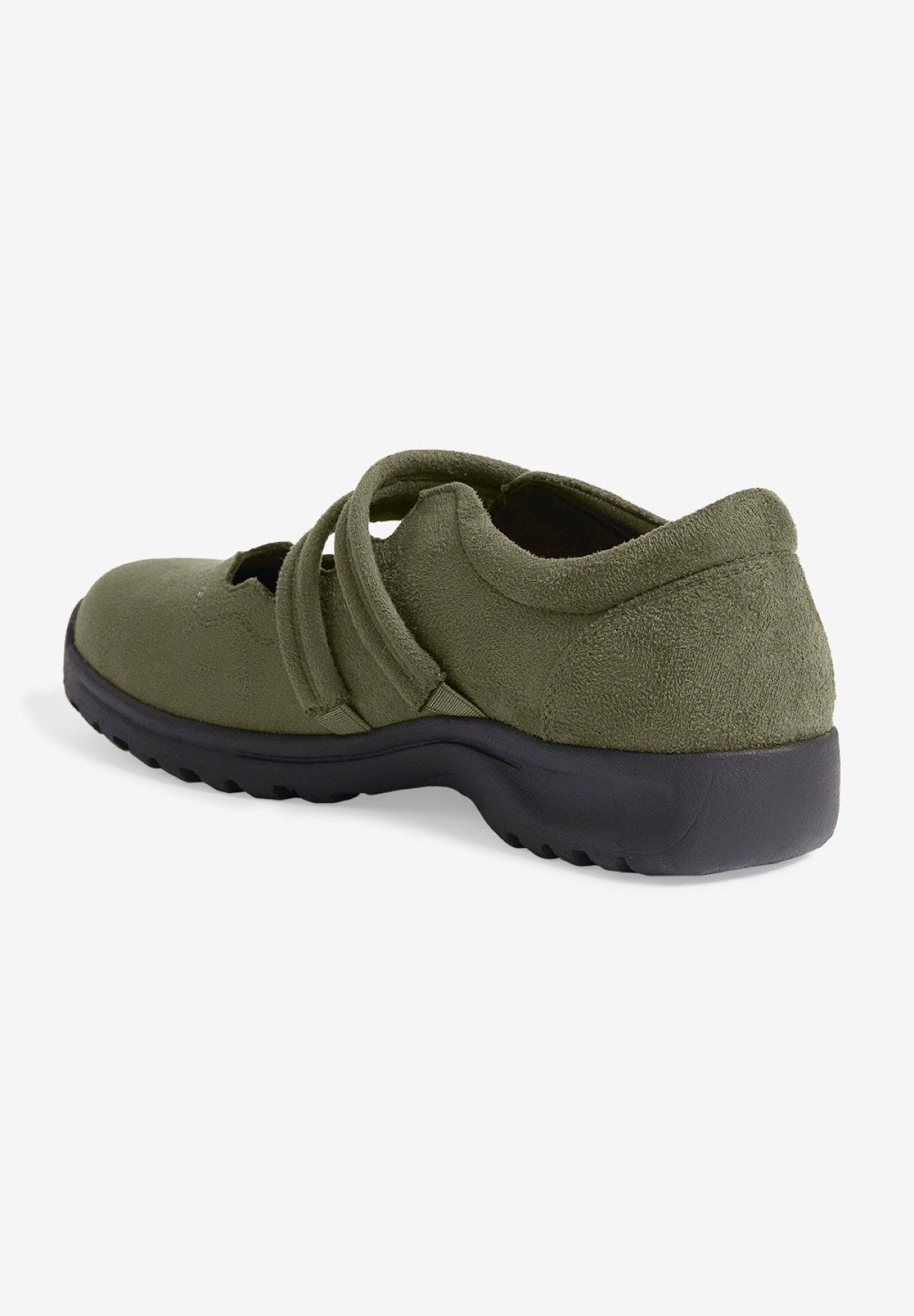 Comfortview The Keylani Flat, Alternate, color, Dark Olive