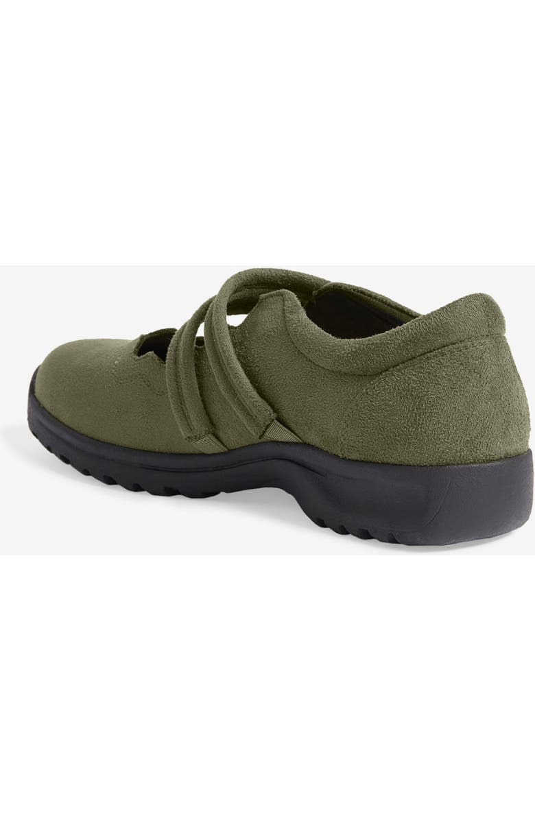 Comfortview The Keylani Flat, Alternate, color, Dark Olive