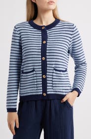 beachlunchlounge Piera Stripe Cardigan