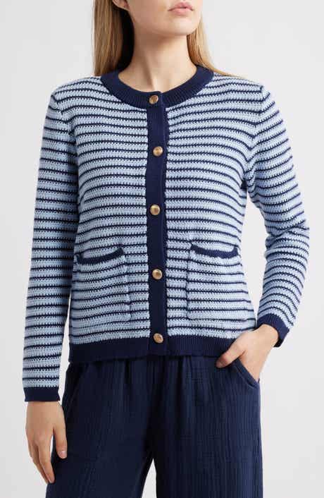 beachlunchlounge Piera Stripe Cardigan