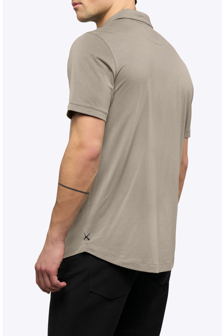 Trim Fit Cotton Blend Polo, Alternate, color, PURE CASHMERE