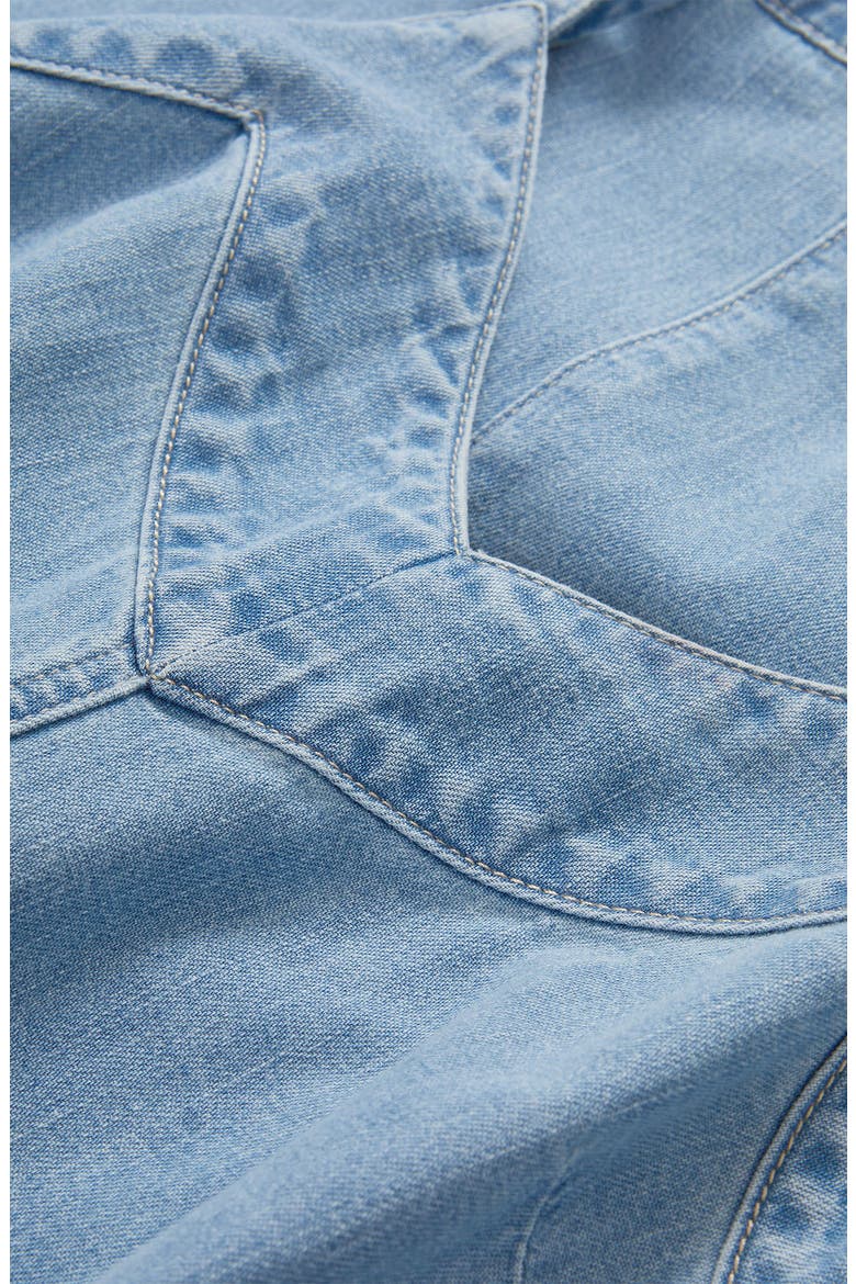 Chapmond Sleeveless Denim Minidress, Alternate, color, BIG SPLASH