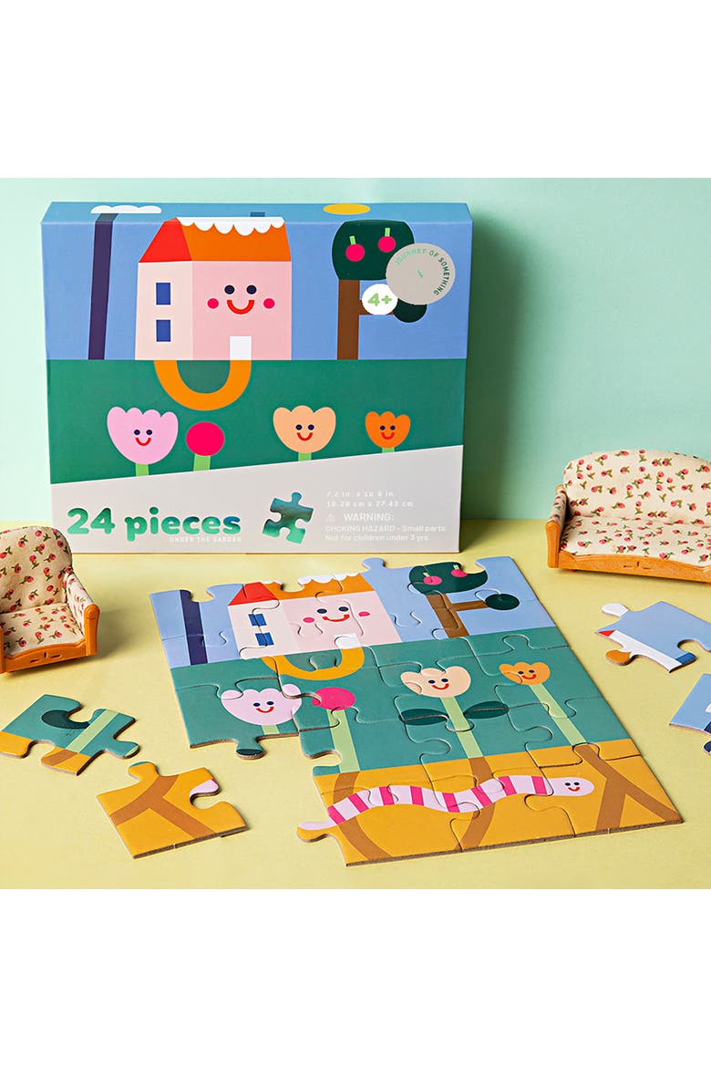 Under the Garden, 24 Piece Puzzle, 10.6 x 7 Inches, Alternate, color, Multicolored
