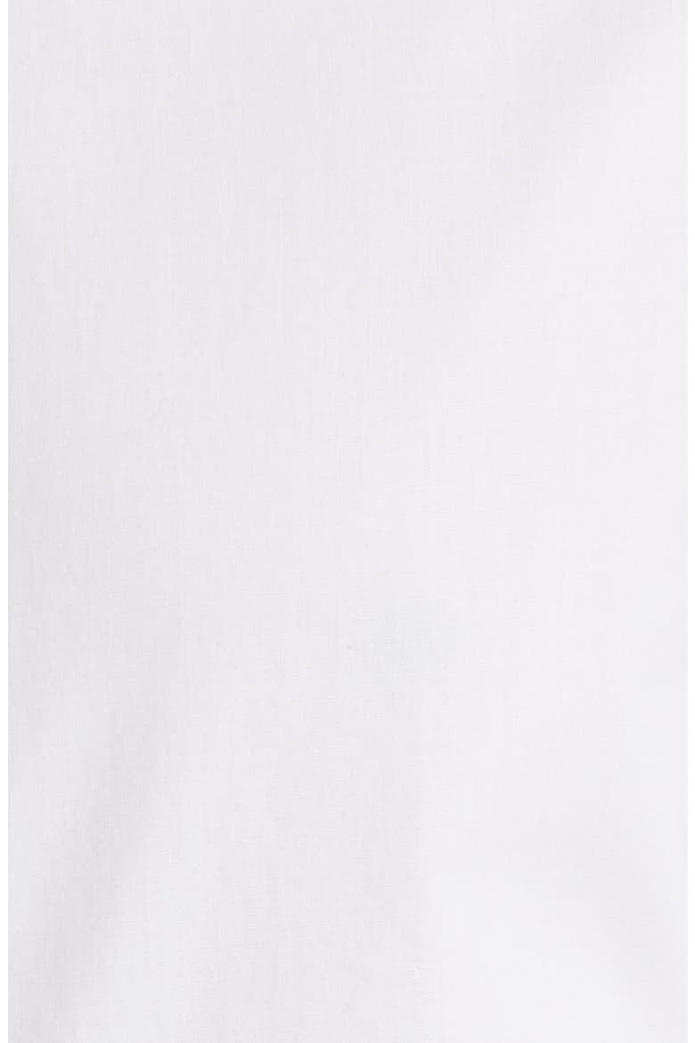 Non-Iron Poplin Cutaway Slim Fit Shirt Double Cuff, Alternate, color, WHITE