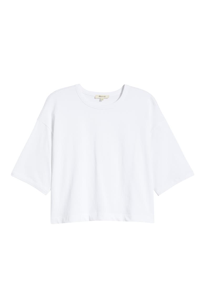 Relaxed Boxy T-Shirt, Alternate, color, WHITE
