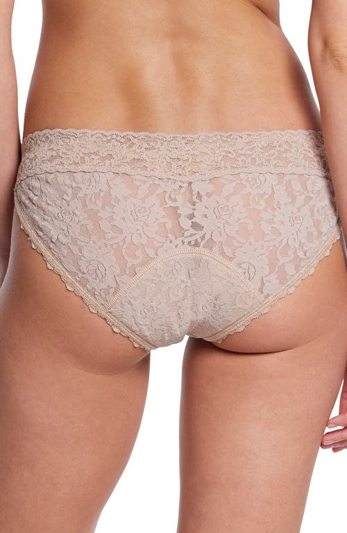 Hanky Panky Signature Lace V-kini Bikini In Brown