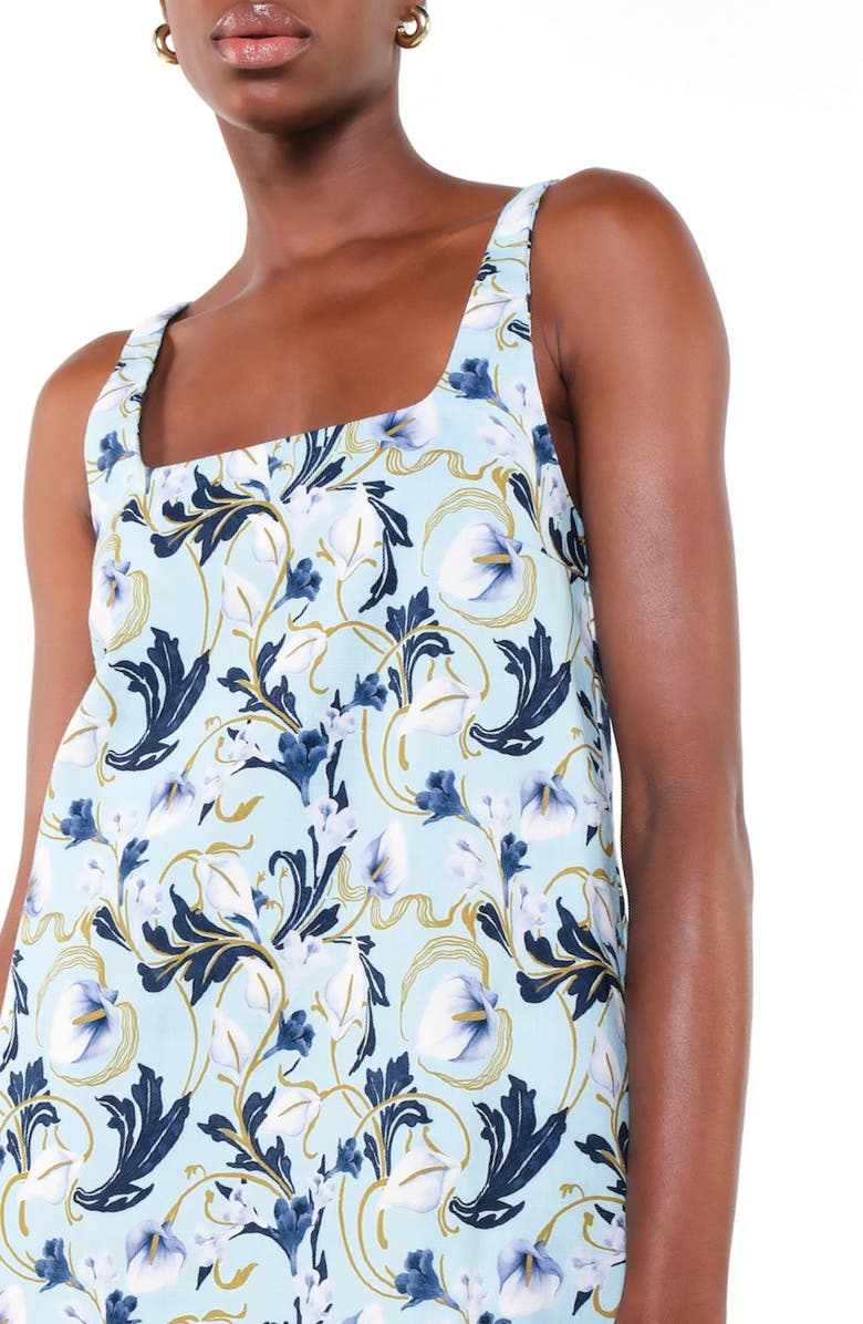 The Lulo Project Leonor Floral Linen & Cotton Minidress, Alternate, color, 