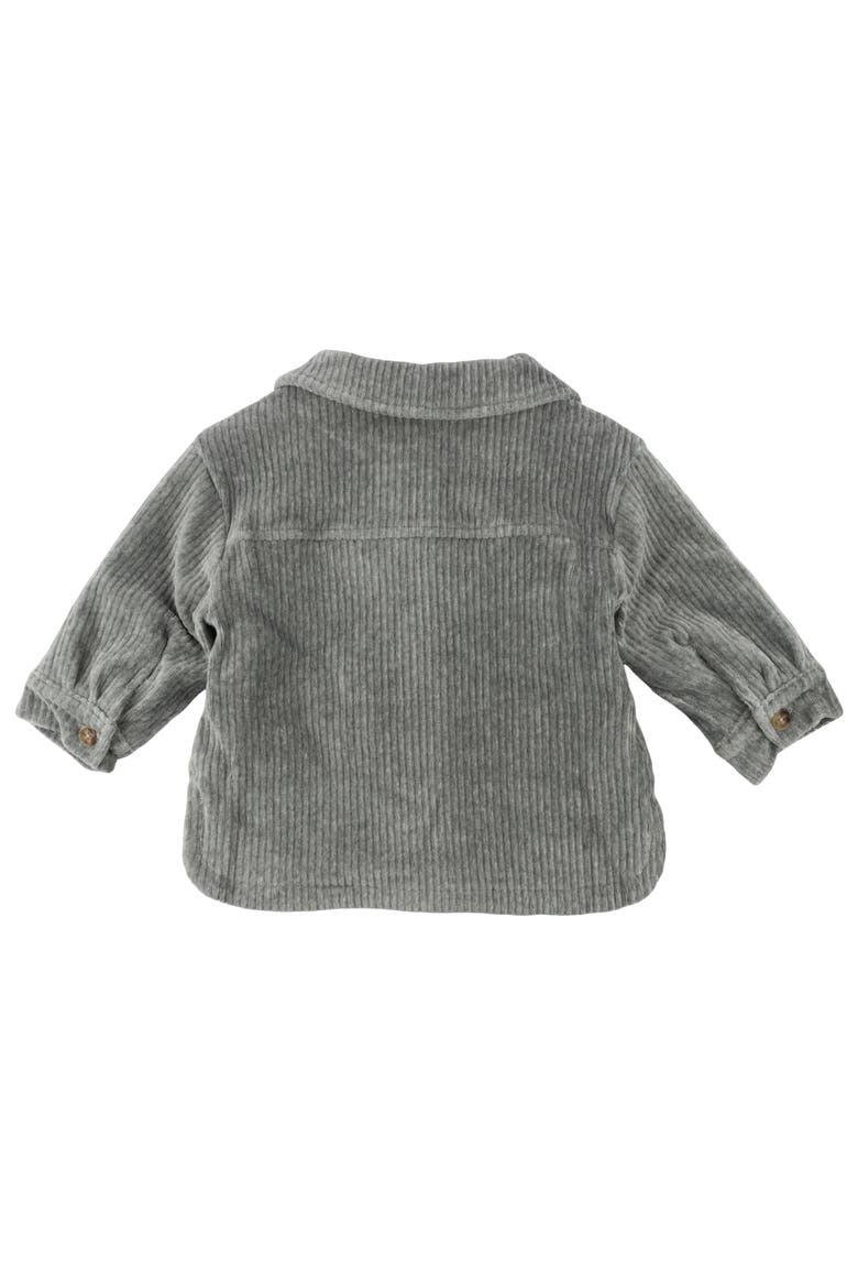 Corduroy With Snowdrift Shacket-Toddler, Alternate, color, Heather Grey