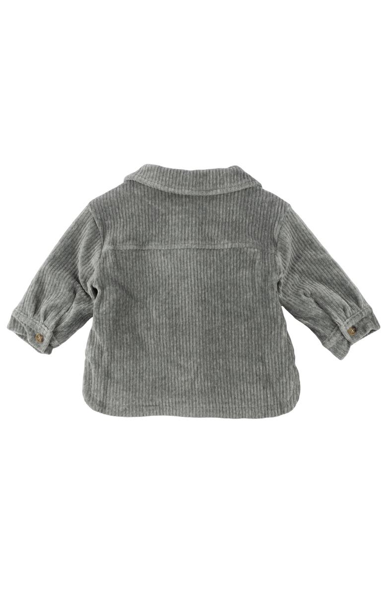 oh baby! Corduroy With Snowdrift Shacket-Toddler, Alternate, color, Heather Grey