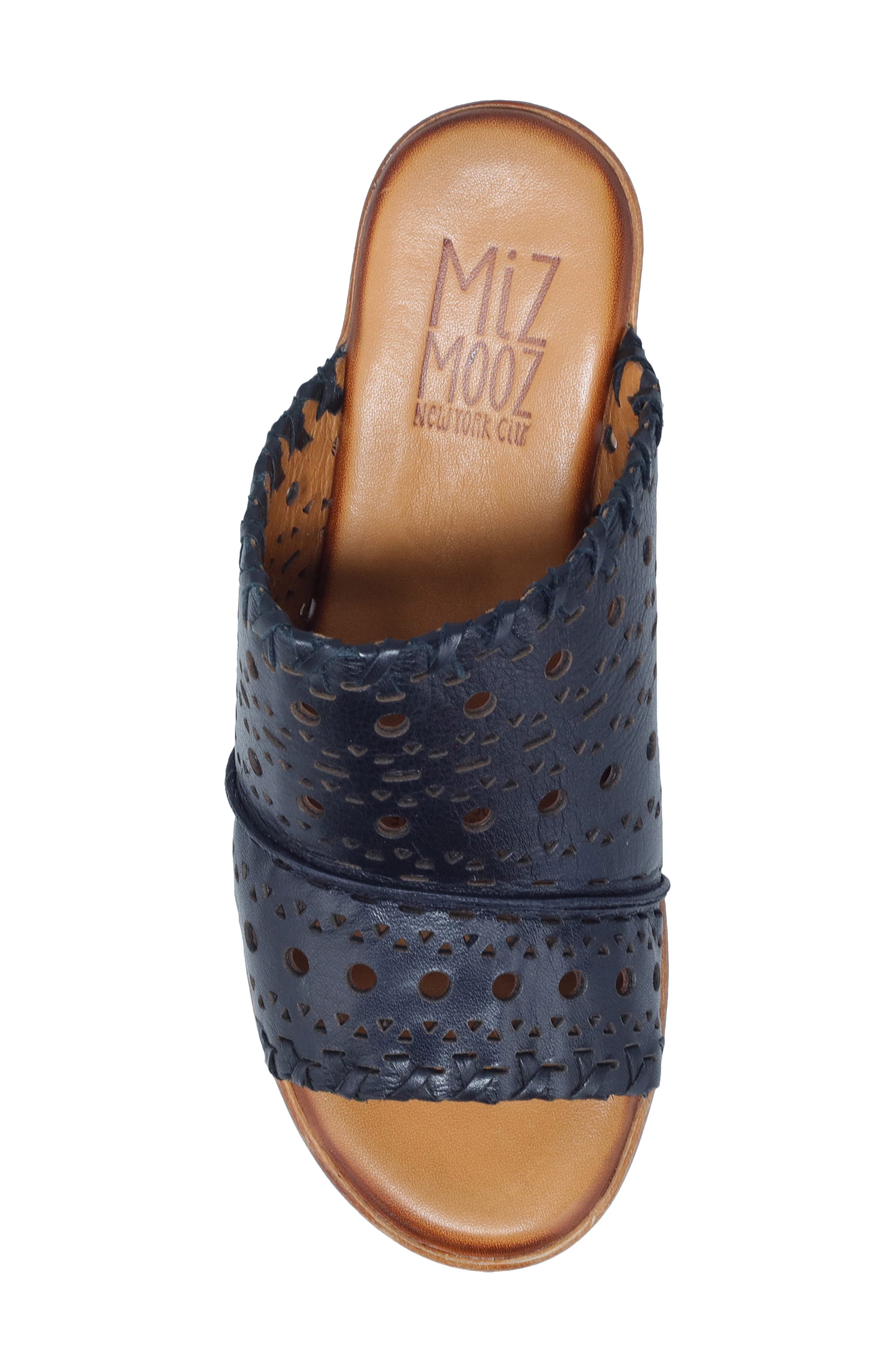 Miz Mooz Wesley Platform Wedge Slide Sandal, Alternate, color, Black