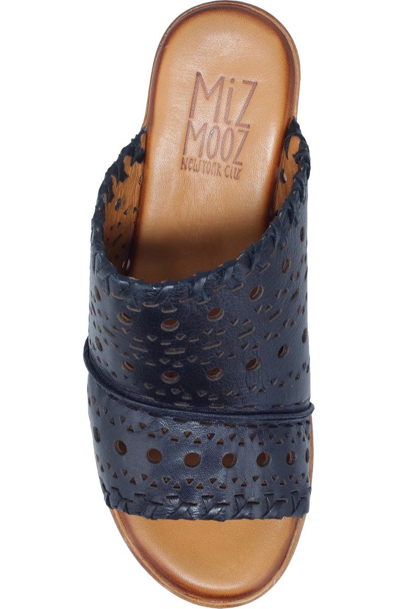 Miz Mooz Wesley Platform Wedge Slide Sandal, Alternate, color, Black