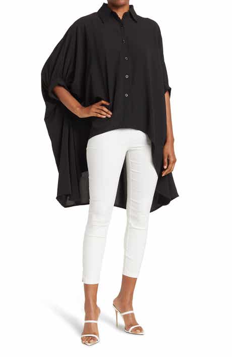 PATRIZIA LUCA Oversized High/Low Blouse