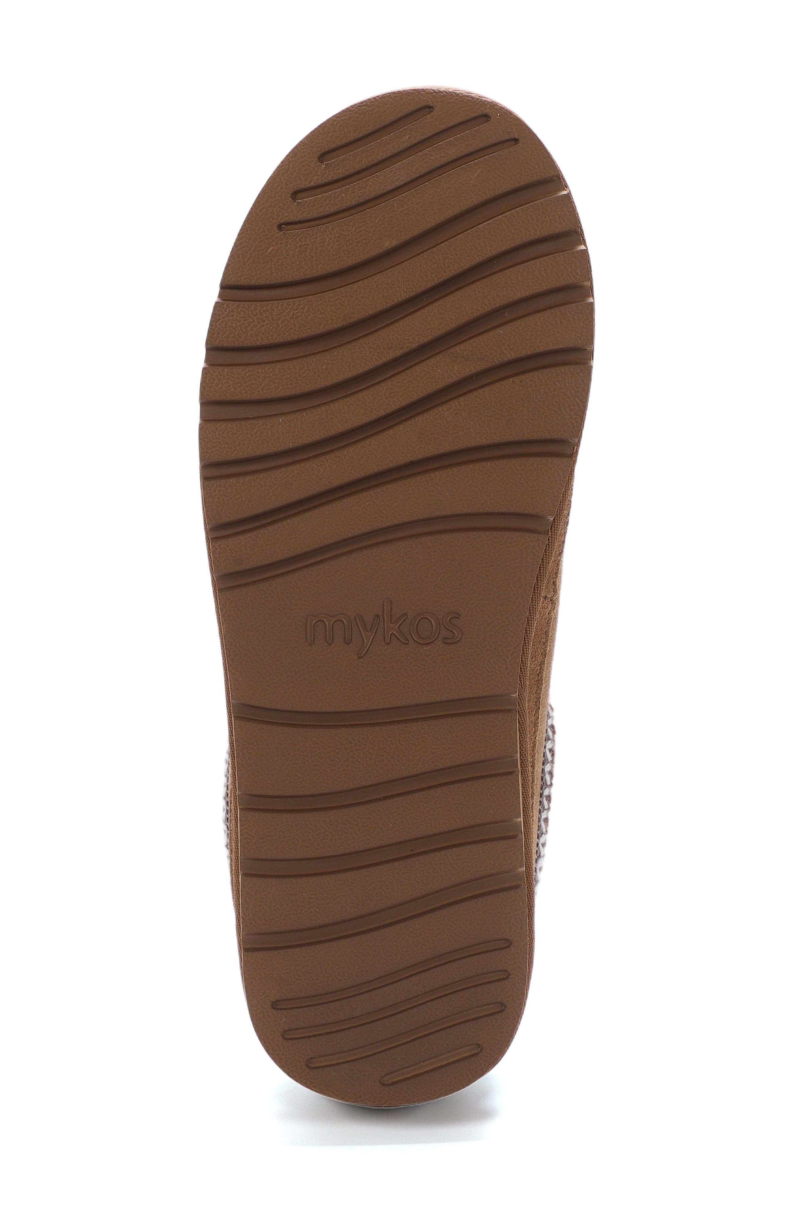 Jaden Faux Shearling Lined Slipper, Alternate, color, CHESTNUT