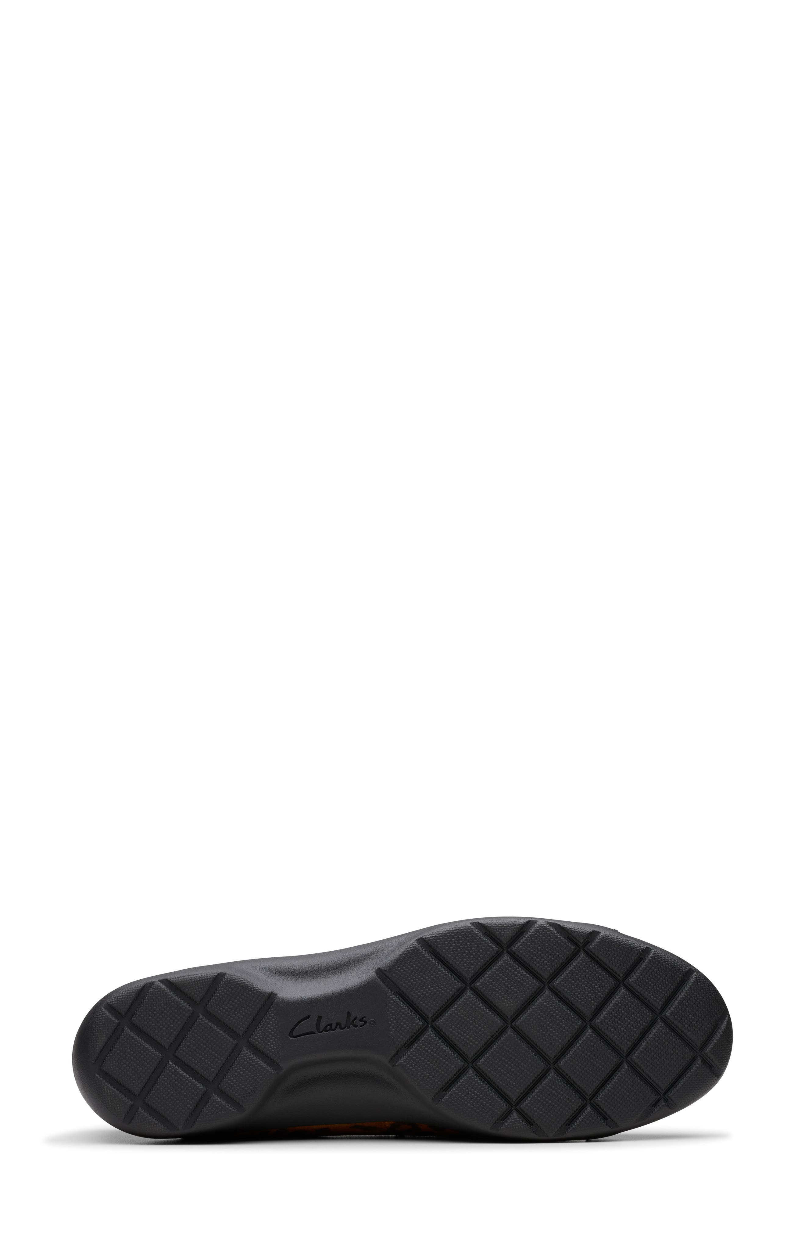 Clarks<sup>®</sup> Meadow Rose Cap Toe Flat, Alternate, color, Leopard Print