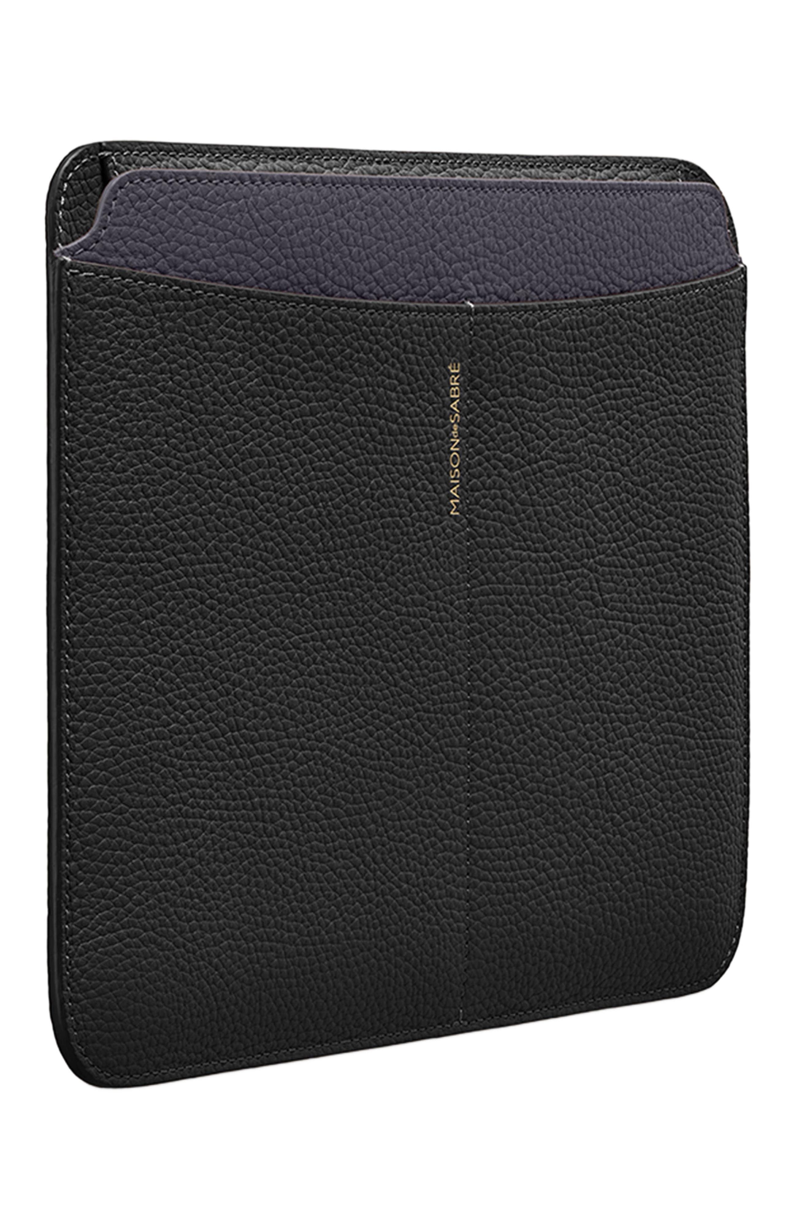 MAISON de SABRÉ Leather iPad Case, Alternate, color, 