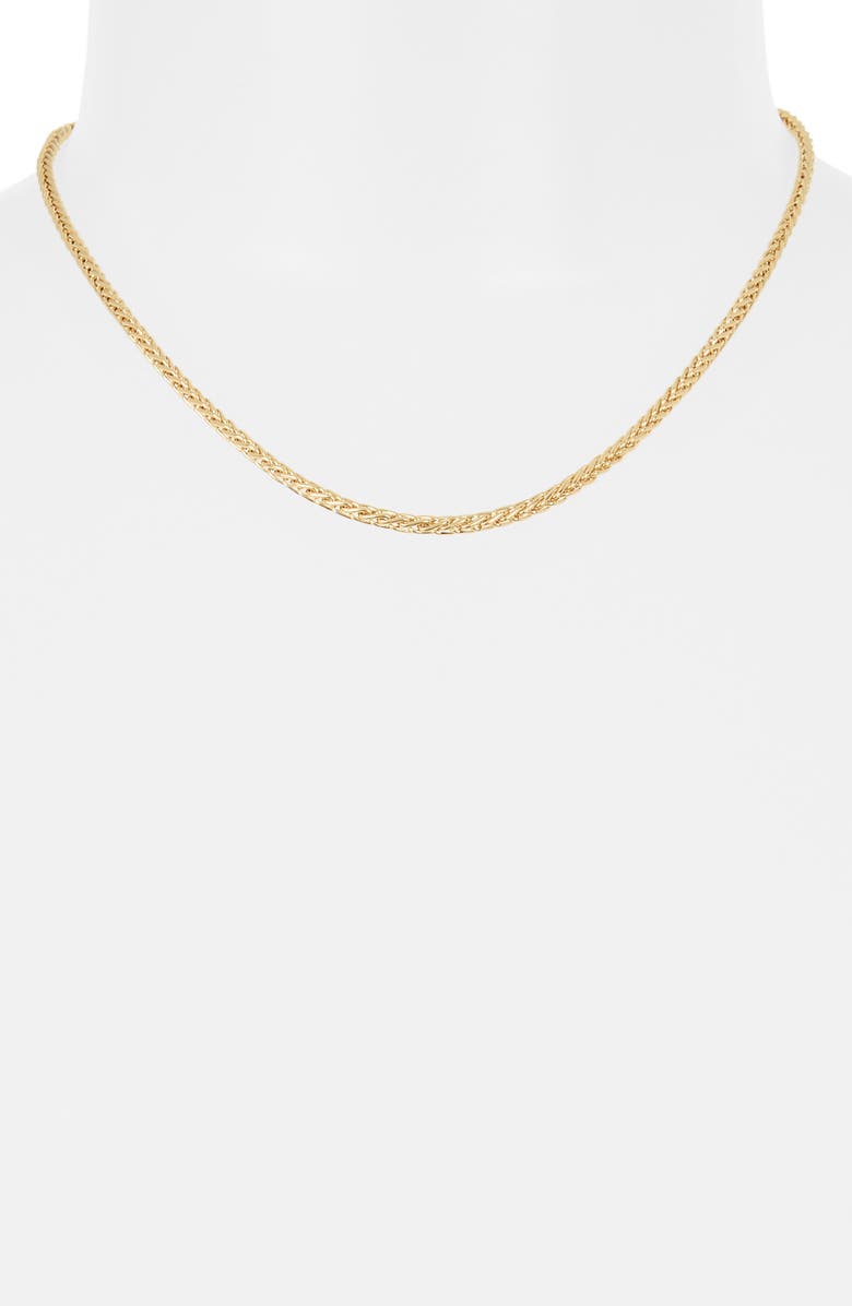 Bony Levy 14K Gold Wheat Chain Necklace, Alternate, color,