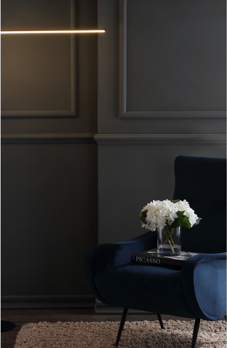 JONATHAN Y Julian 65.25" Integrated LED Metal Floor Lamp, Alternate, color, Black