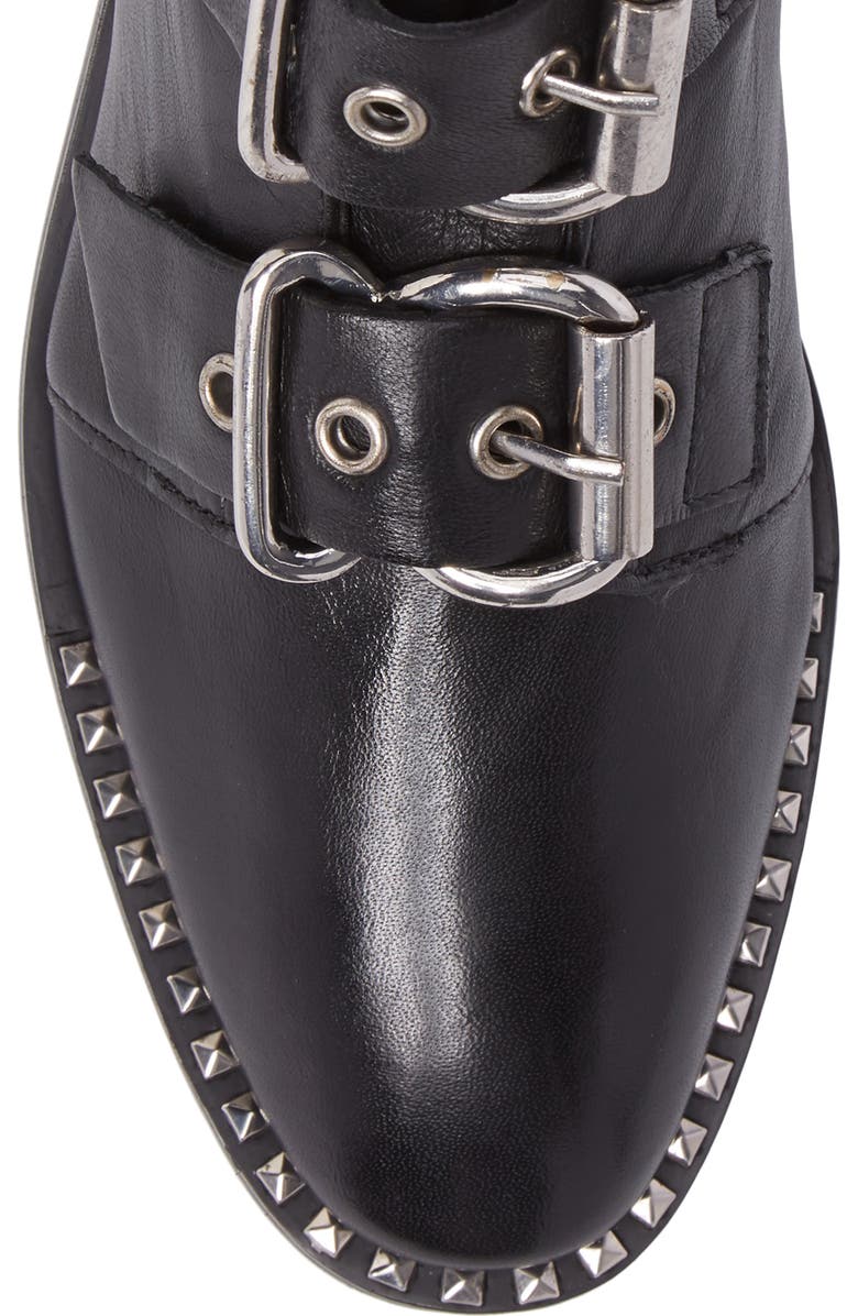 Topshop Alfie Buckle Ankle Boot, Alternate, color,