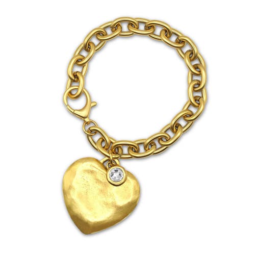 Bowood Lane Monroe Bracelet With Cz In Gold