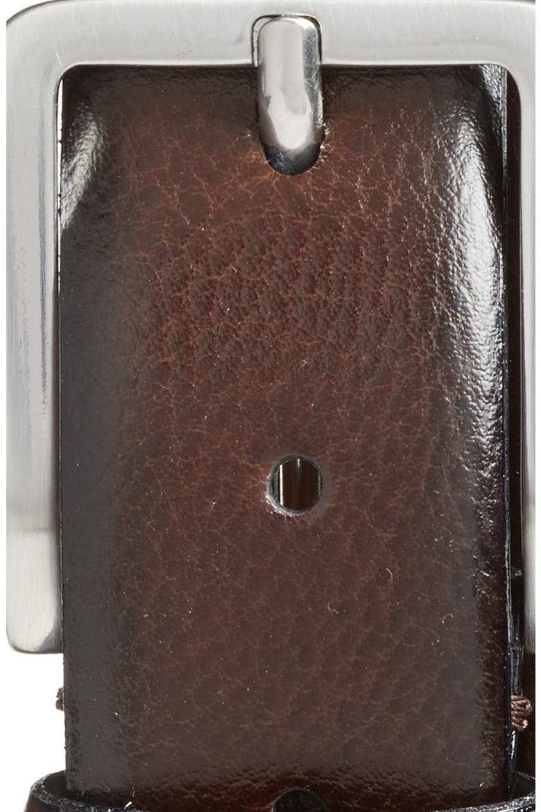 Leather Belt, Alternate, color, BROWN ITALIAN GRAIN LEATHER