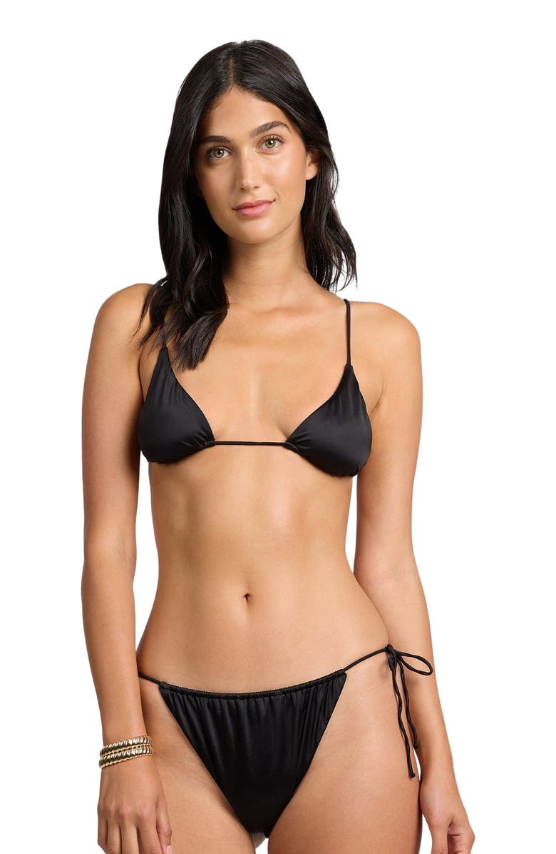 Onia Jolie Bikini Top, Alternate, color, Black